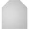 Ekena Millwork Octagonal Top Surface Mount PVC Gable Vent w/ 3-1/2"W x 1"P Standard Frame, 16"W x 18"H GVPOT16X1801SN - alternate 5